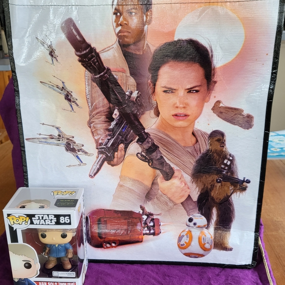 Star Wars Tote and Funko Pop